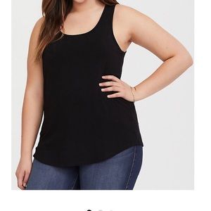 Torrid super soft fitted layering tank black